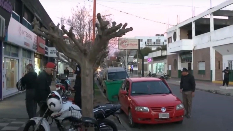 La cuadra del hecho en V.G.Gálvez.