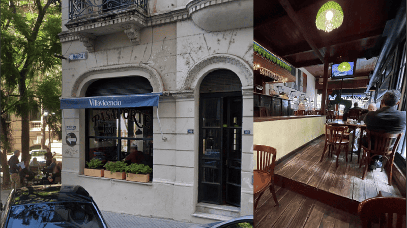 La famosa esquina del bar Pasaporte y su cálido interior se despiden de sus clientes.