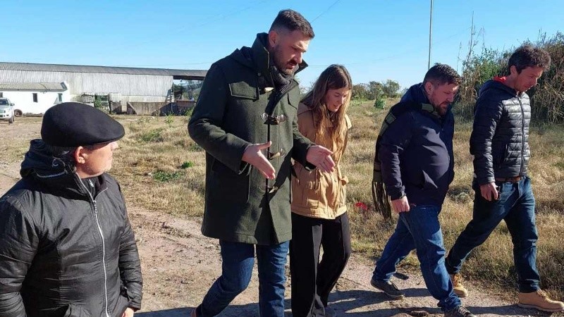 El Ministro de Ambiente recorriendo la Planta de Residuos de Sunchales