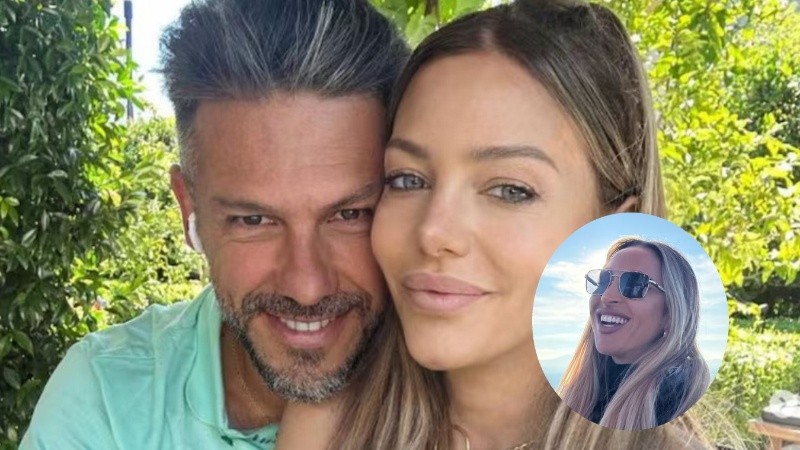  Evangelina Anderson y Martín Demichelis, en tiempos felices.