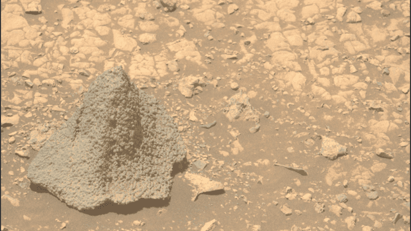 El rover Perseverance sigue explorando el borde norte del cráter Jezero.