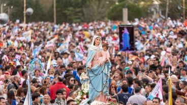 La peregrinación que recorre cada año los 70 kilómetros entre ambas ciudades.