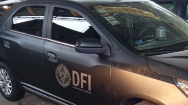 Un vehículo de la nueva fuerza federal de elite.