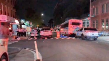 Los heridos fueron trasladados a hospitales.