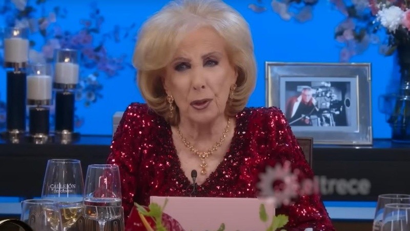 La conductora Mirtha Legrand.