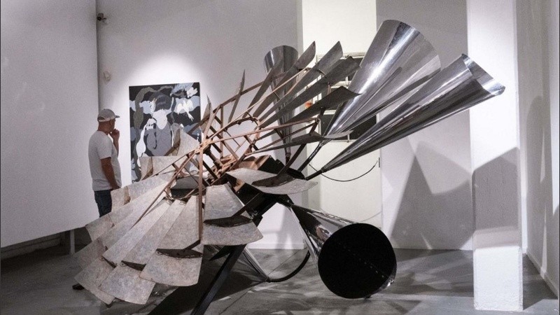 Inauguración del Salón Nacional en el Museo Macro.