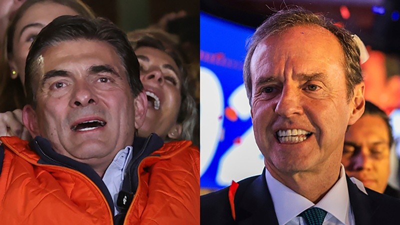 Jorge Quiroga y Rodrigo Paz reaccionan tras su paso a la segunda vuelta.