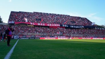Así lució la nueva tribuna en el partido de Newell's ante Banfield, por la segunda fecha del Torneo Clausura 2025.