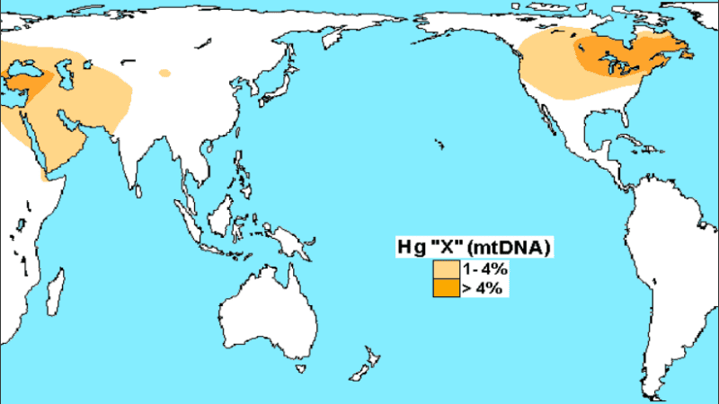 El haplogrupo X es una poderosa pista para entender la prehistoria humana.