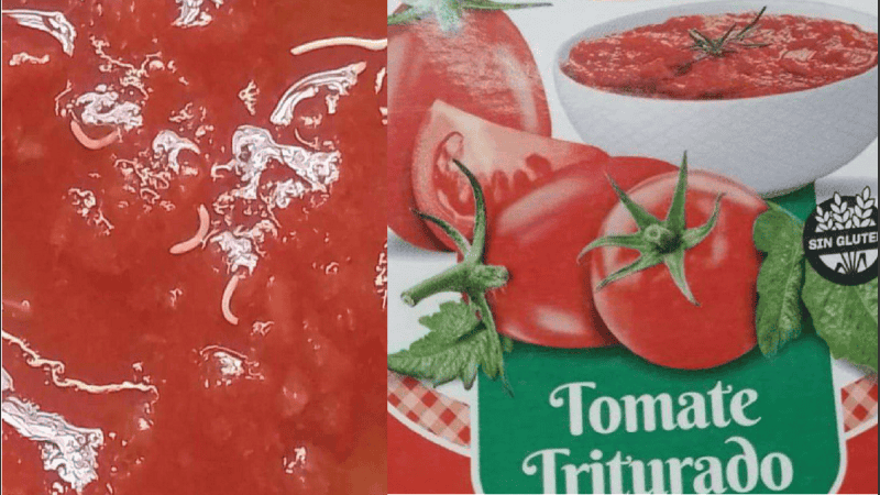 La recomendación fue a partir de que familias advirtieron la presencia de gusanos en la salsa en Rojas.