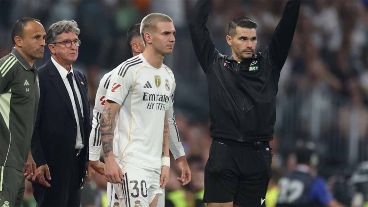 El argentino ingresó a los 68 minutos de partido por Brahim Díaz.