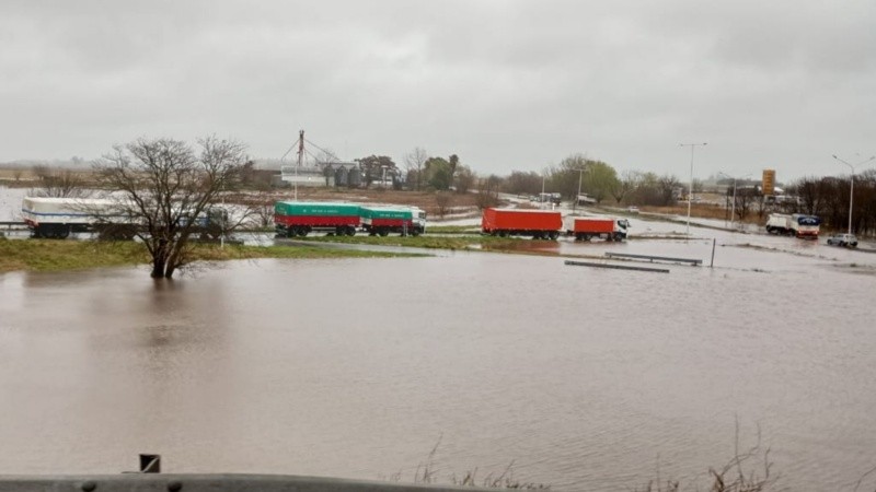 Una imagen de la ruta 33 durante la tarde de este martes.
