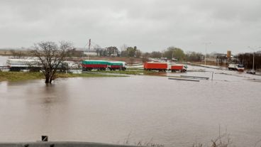 Una imagen de la ruta 33 durante la tarde de este martes.