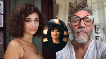 Julia Mengolini, Malena Pichot y Fito Páez.