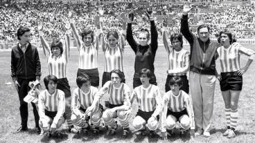 El plantel de la selección argentina en México 1971.