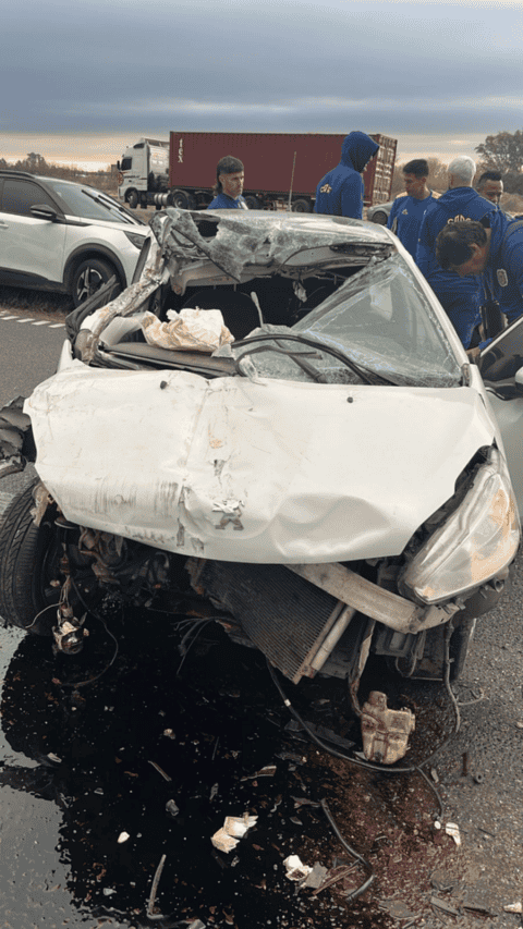 El jugador de Central Kevin Gutiérrez chocó contra un camión en una mañana con múltiples siniestros en la autopista a Buenos Aires | Rosario3