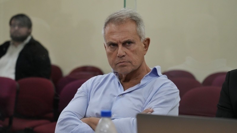 Fernando Whpei en la audiencia de primera instancia tras la cual quedó preso.