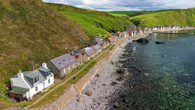Crovie es considerado el pueblo pesquero mejor conservado de Europa.