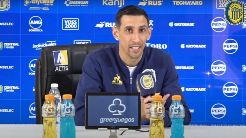 Angelito durante la conferencia de prensa de este martes en Arroyo Seco.