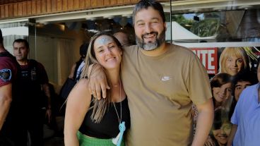 García Furfaro en la casa de Villa Devoto el día de la final del Mundial de Qatar 2022.