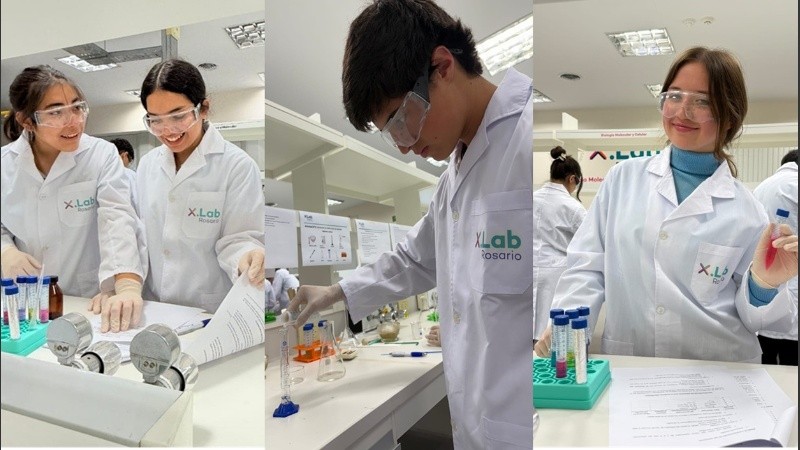 Alumnos de escuelas de ciudades y pueblos santafesinos experimentan durante jornadas en Xlab.