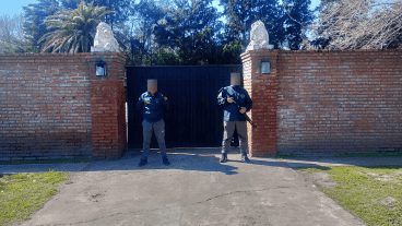 Maistegui al 2700 de Funes, donde se hizo el procedimiento federal.