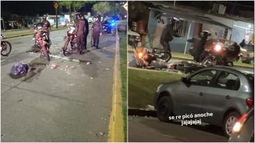 Policías respondieron con balas de goma la "bienvenida" de algunos en la Rambla Cataluña.