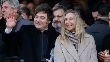 Karina y Javier Milei.