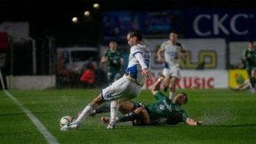 El agua, la protagonista del partido.