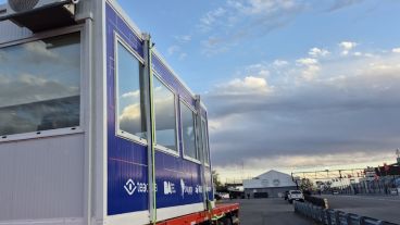 El palco sensorial móvil que tuvo su primera vez en Buenos Aires.