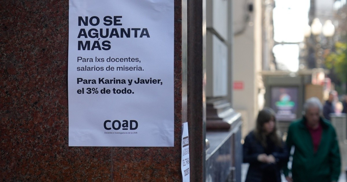Docentes de la UNR vuelven al paro este lunes y martes en reclamo de ...