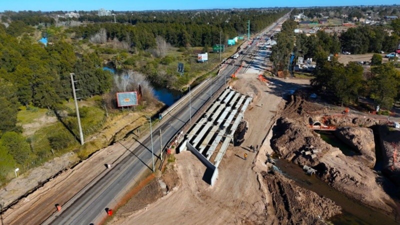 La obra tiene un buen nivel de avance.