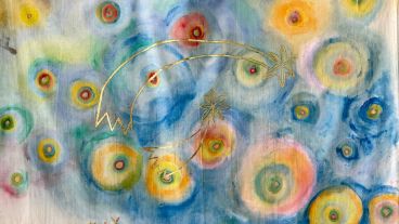 "Noche de estrellas" (2024), la obra de artista argentina Diana Aisenberg