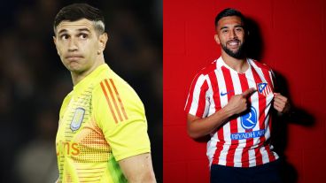 "Dibu" preocupado; Nico González feliz.