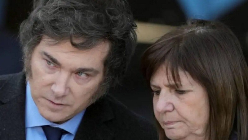 Javier Milei y Patricia Bullrich.