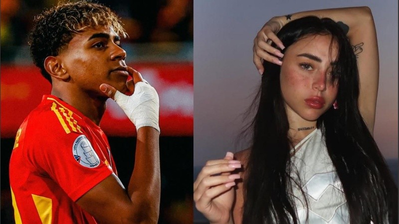 Lamine Yamal y Nicki Nicole.