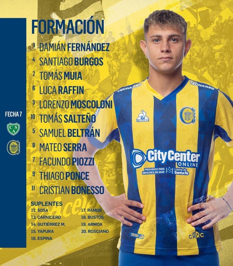   Los últimos once que puso en cacha Pobersnik.