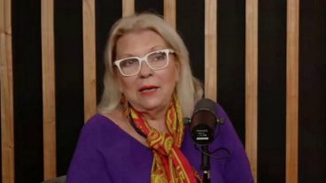 La exdiputada y líder de la Coalición Cívica Lilita Carrió.