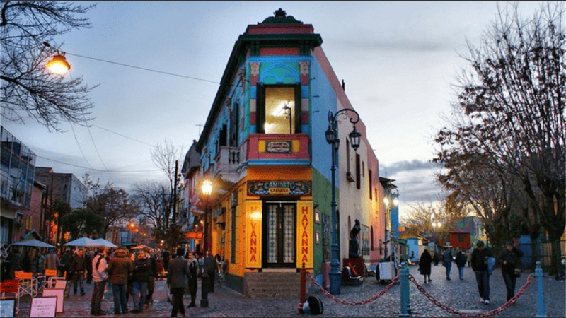 Caminito fue incluida en el Top 10 junto a lugares emblemáticos como Lombard Street y Fifth Avenue.