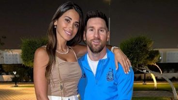 La empresaria le dejó un mensaje cargado de amor al futbolista tras una noche muy especial.