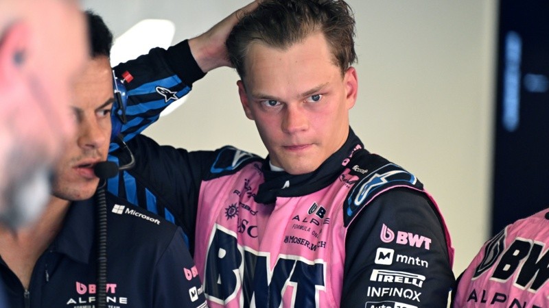 Paul Aron, de 21 años, es el piloto de reserva del equipo francés Alpine.