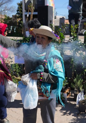 Acto en Los Pumitas este viernes.