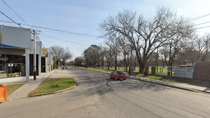 La zona donde se produjo el ataque.