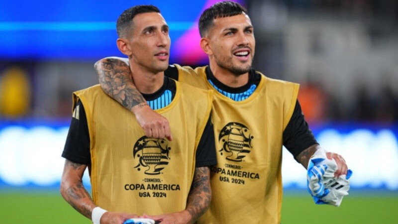Di María y Paredes ganaron todo con Argentina: dos Copa América, el Mundial de Qatar 2022 y la Finalissima. 