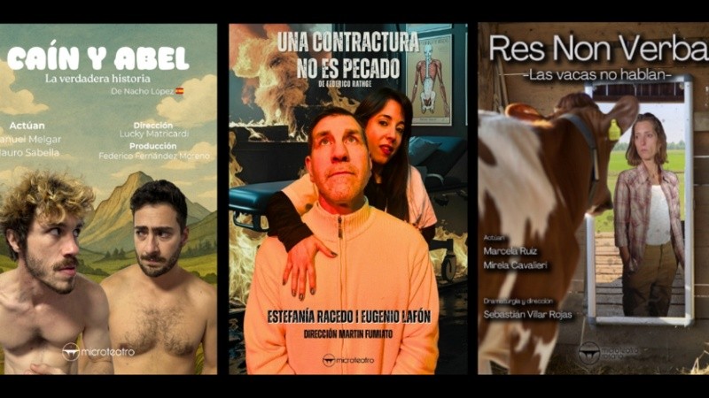 En Microteatro, las obras en cartel cambian todos los meses bajo una temática diferente.