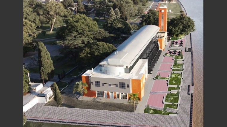 Cómo quedará la explanada de La Fluvial después de la obra que debe iniciarse en breve.