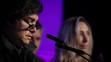 Milei, luego de los resultados electorales de este domingo.