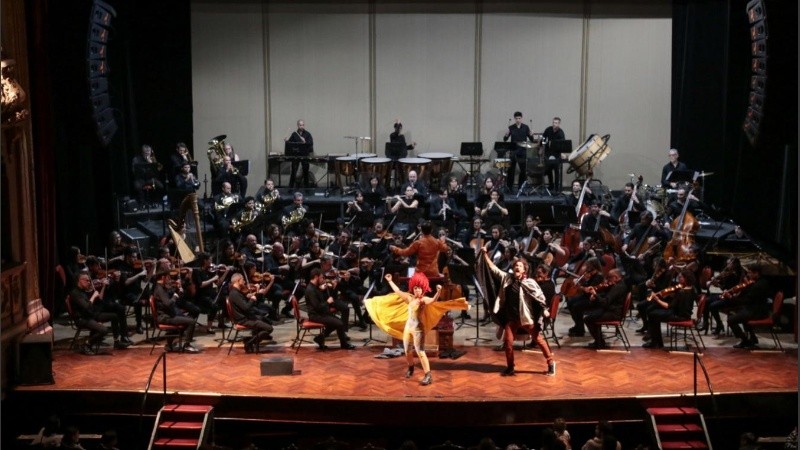 La Orquesta Sinfónica Provincial de Rosario.