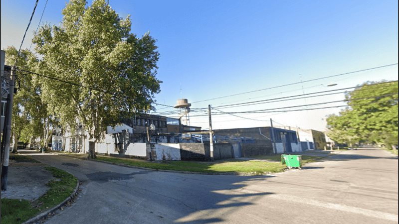 La zona donde se produjo el robo.