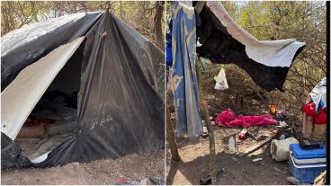 Los trabajadores rurales no contaban en el lugar con agua potable ni baños.